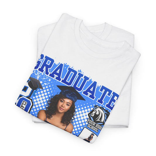 Graduate 2026 Custom Photo T-Shirt — Personalized Name & Picture Keepsake