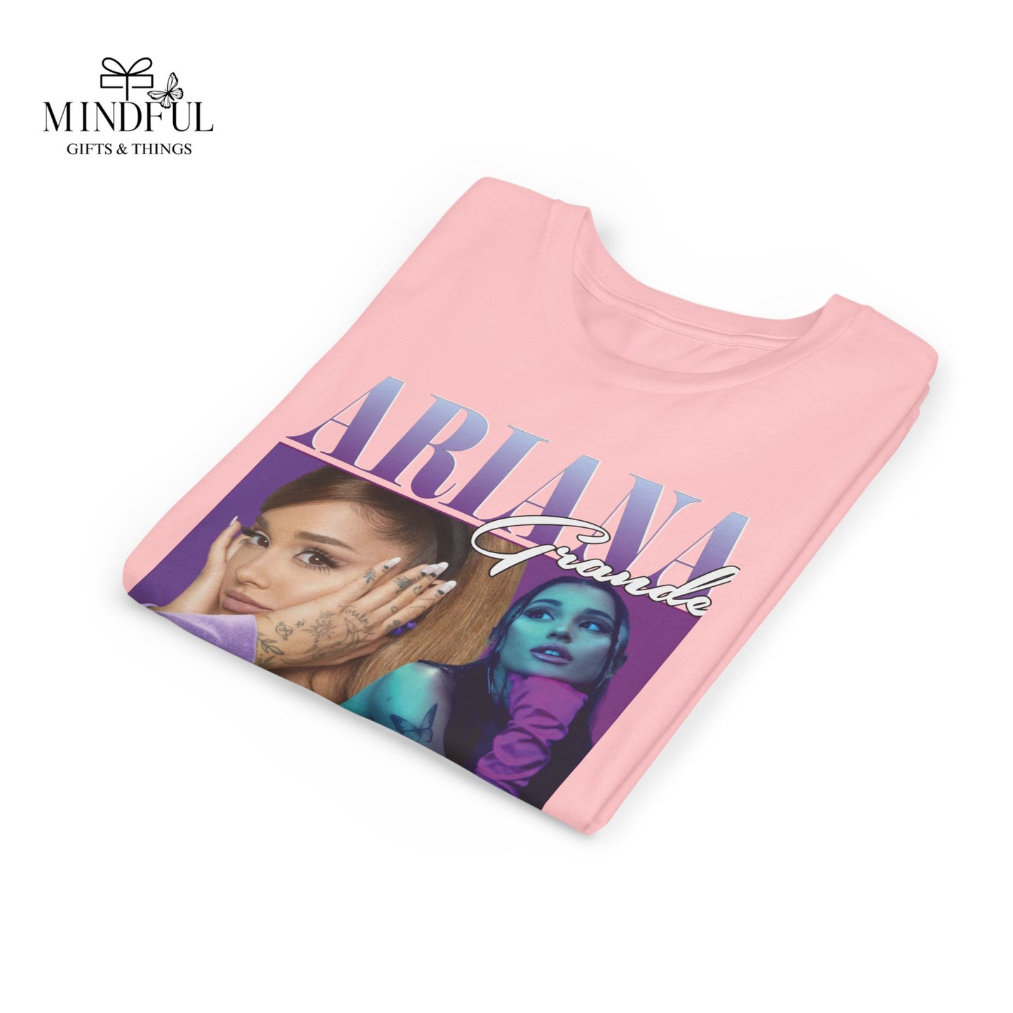 Youth Music Graphic Tee - Purple Photo Collage Design