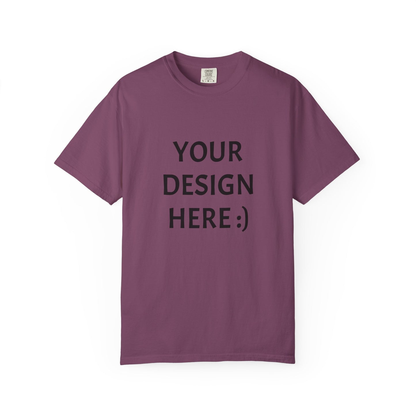 Personalized Design T-Shirt — Customizable Garment-Dyed Tee