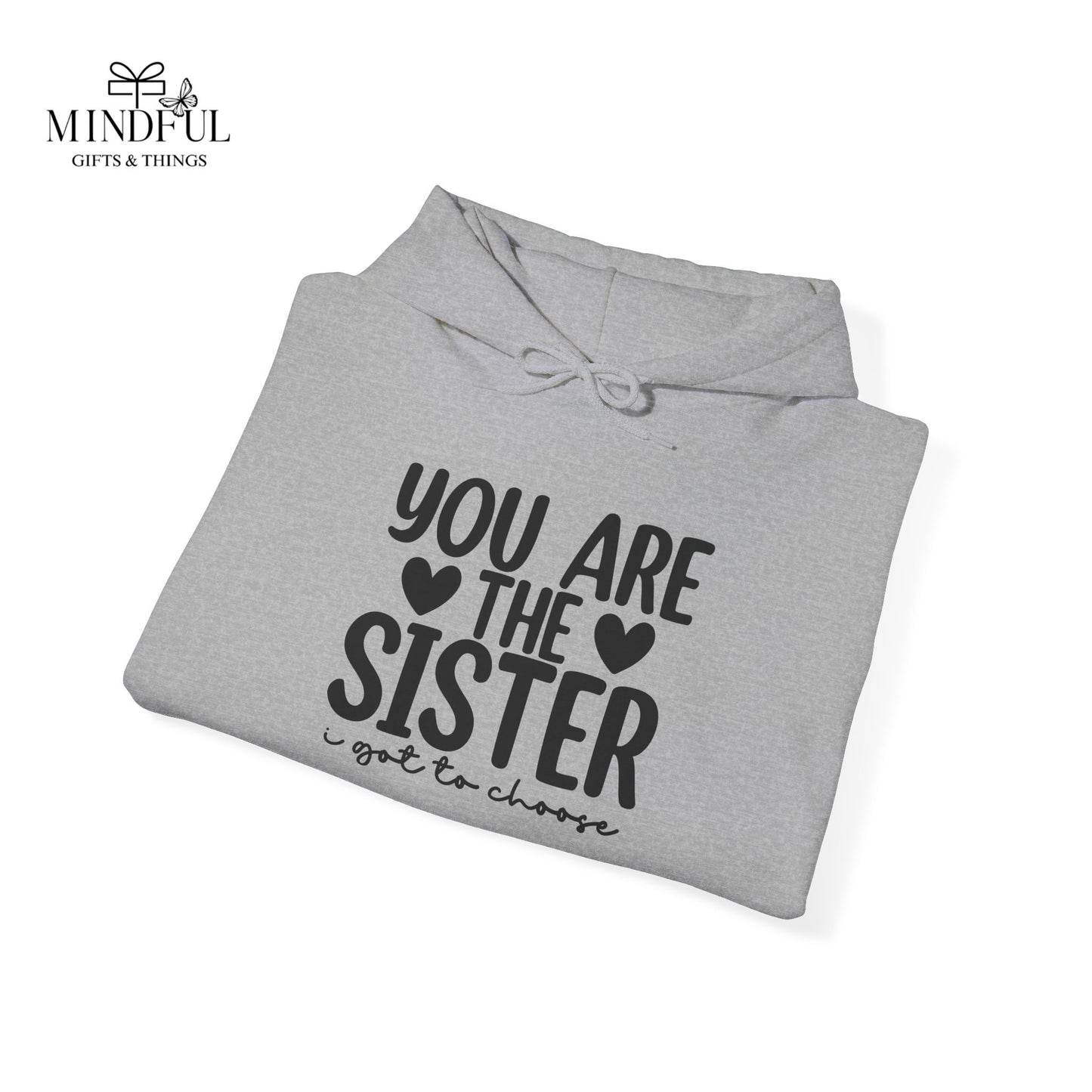 Sister Hoodie – "You Are The Sister I Got to Choose" Gift Sweatshirt