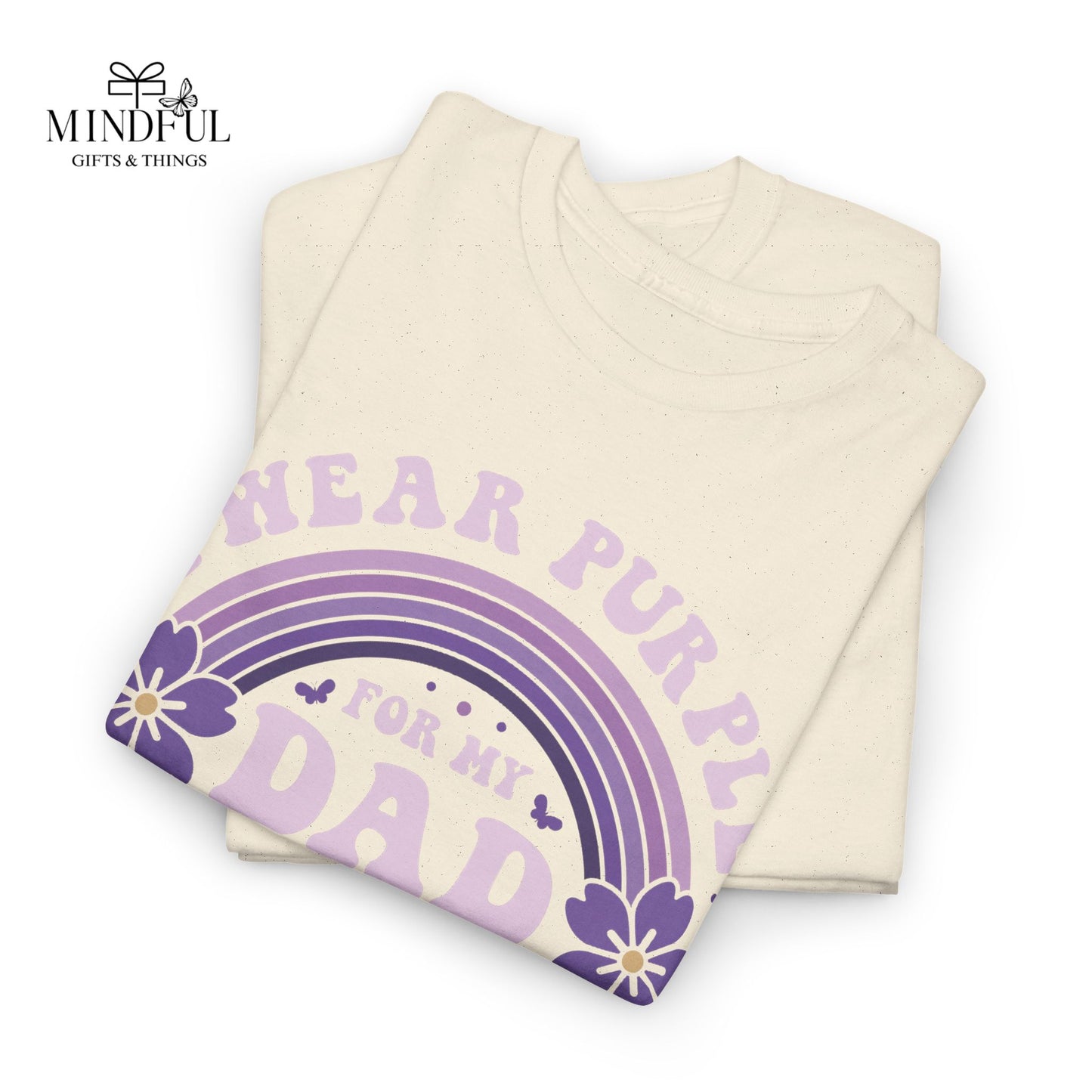 Alzheimer’s Awareness Dad T-Shirt — "I Wear Purple For My Dad" Support Tee