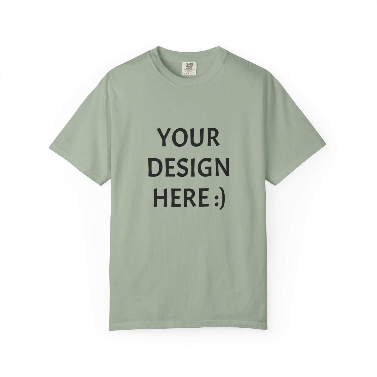 Personalized Design T-Shirt — Customizable Garment-Dyed Tee