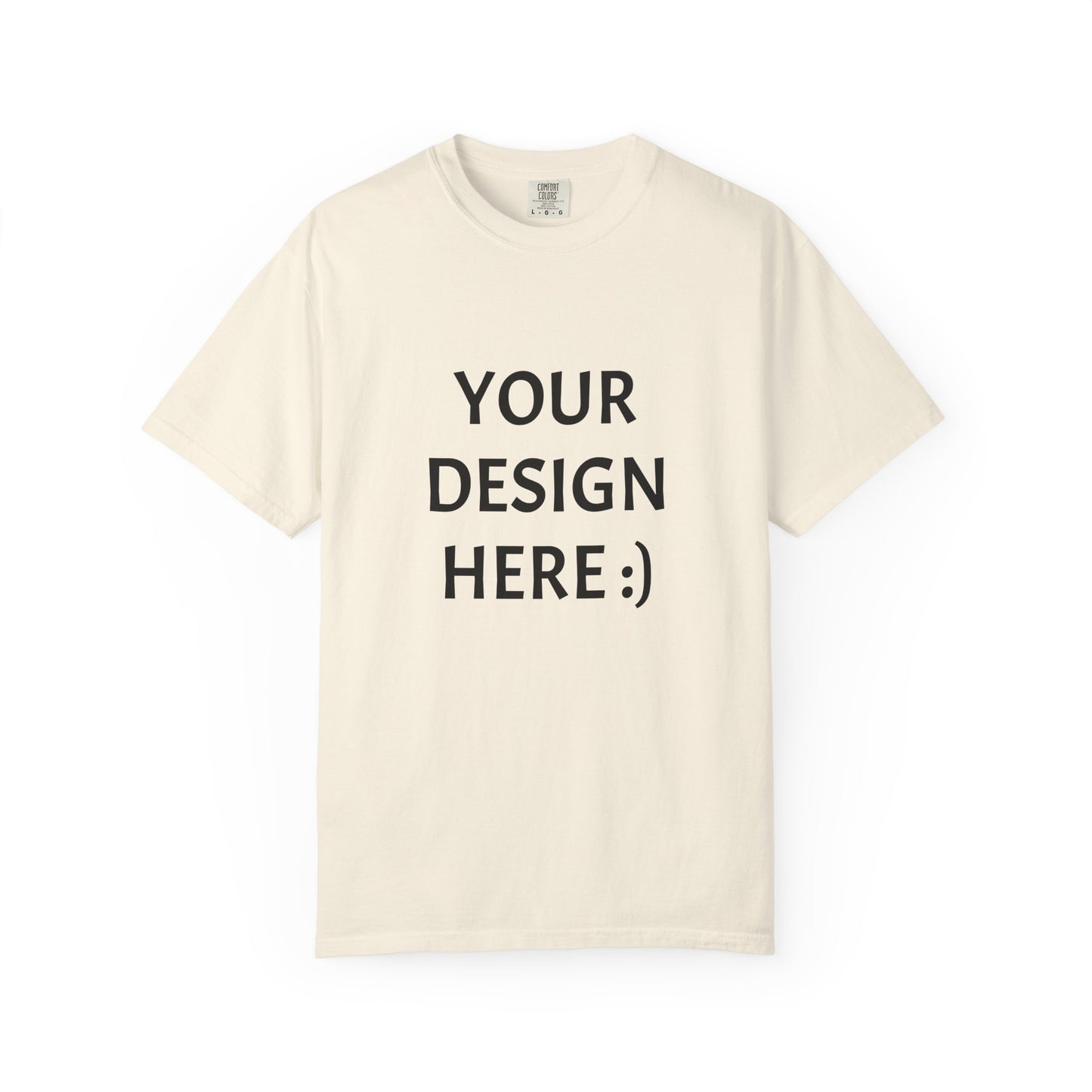 Personalized Design T-Shirt — Customizable Garment-Dyed Tee