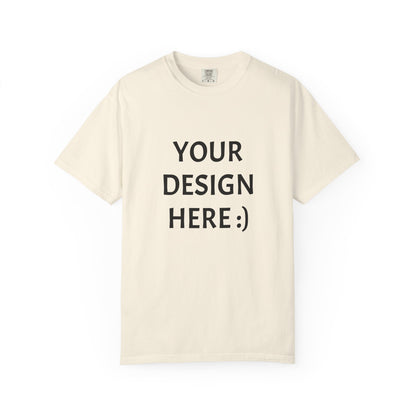 Personalized Design T-Shirt — Customizable Garment-Dyed Tee