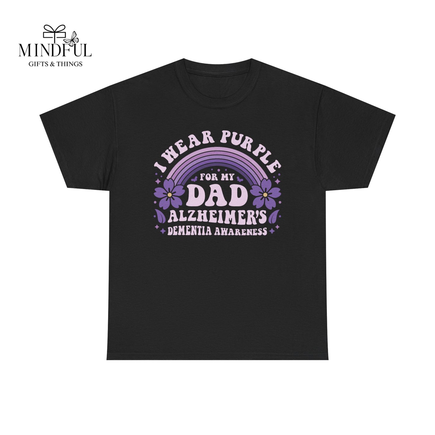 Alzheimer’s Awareness Dad T-Shirt — "I Wear Purple For My Dad" Support Tee
