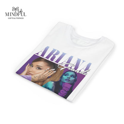 Youth Music Graphic Tee - Purple Photo Collage Design