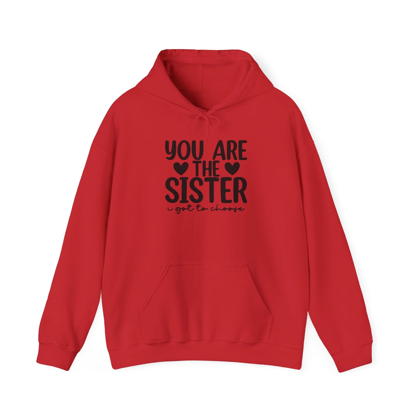 Sister Hoodie – "You Are The Sister I Got to Choose" Gift Sweatshirt