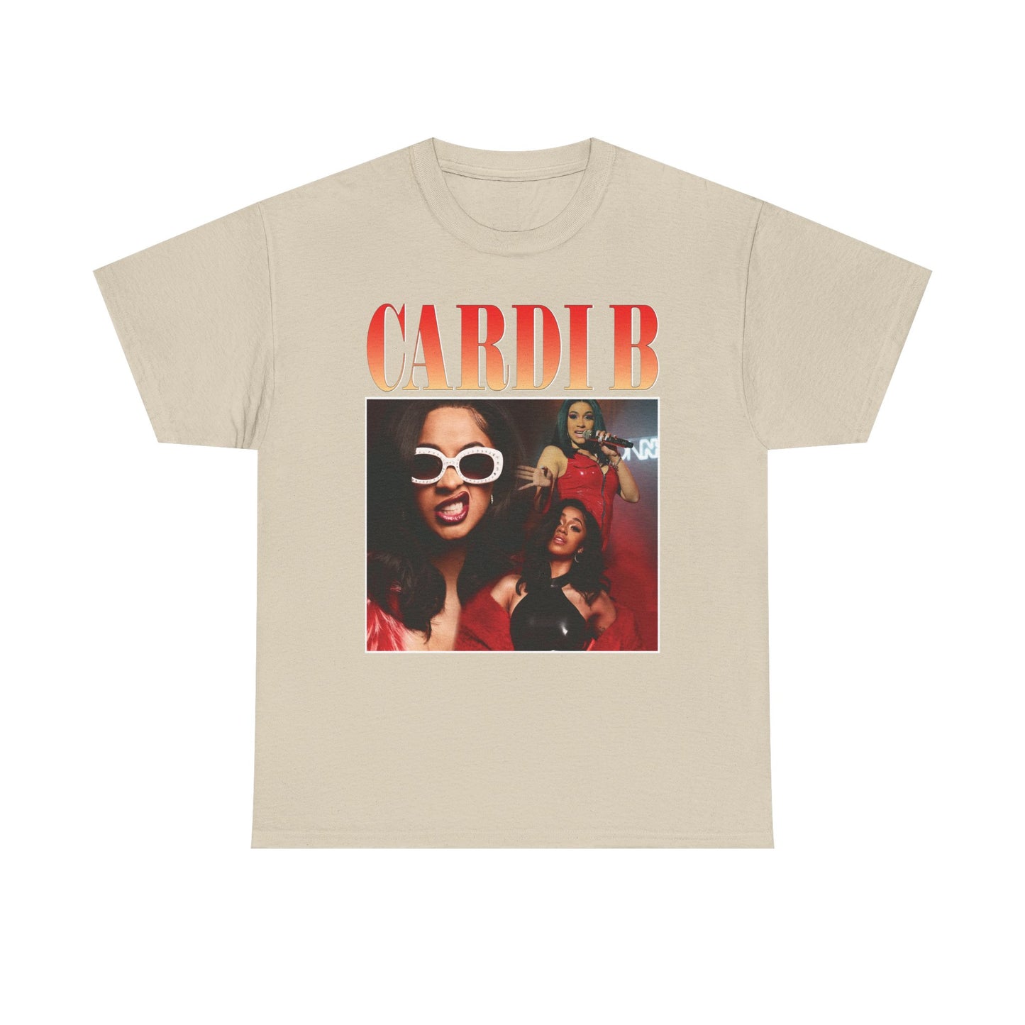Graphic Tee — Retro Photo Collage Music Artist Design