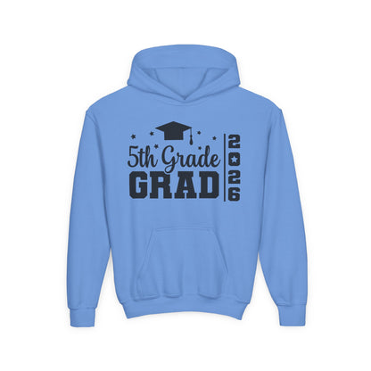5th Grade Grad 2026 Hoodie — Kids Graduation Sweatshirt