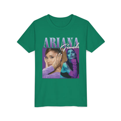 Youth Music Graphic Tee - Purple Photo Collage Design