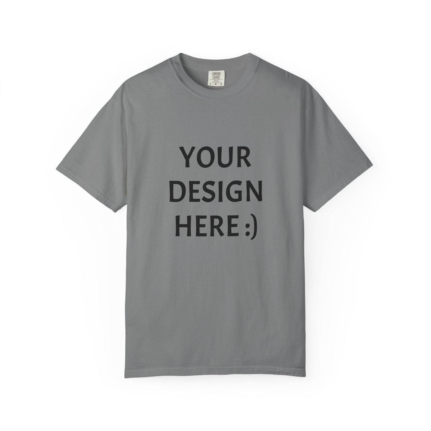 Personalized Design T-Shirt — Customizable Garment-Dyed Tee