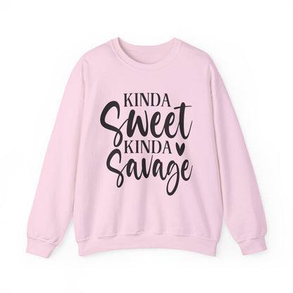 Kinda Sweet Kinda Savage Crewneck Sweatshirt