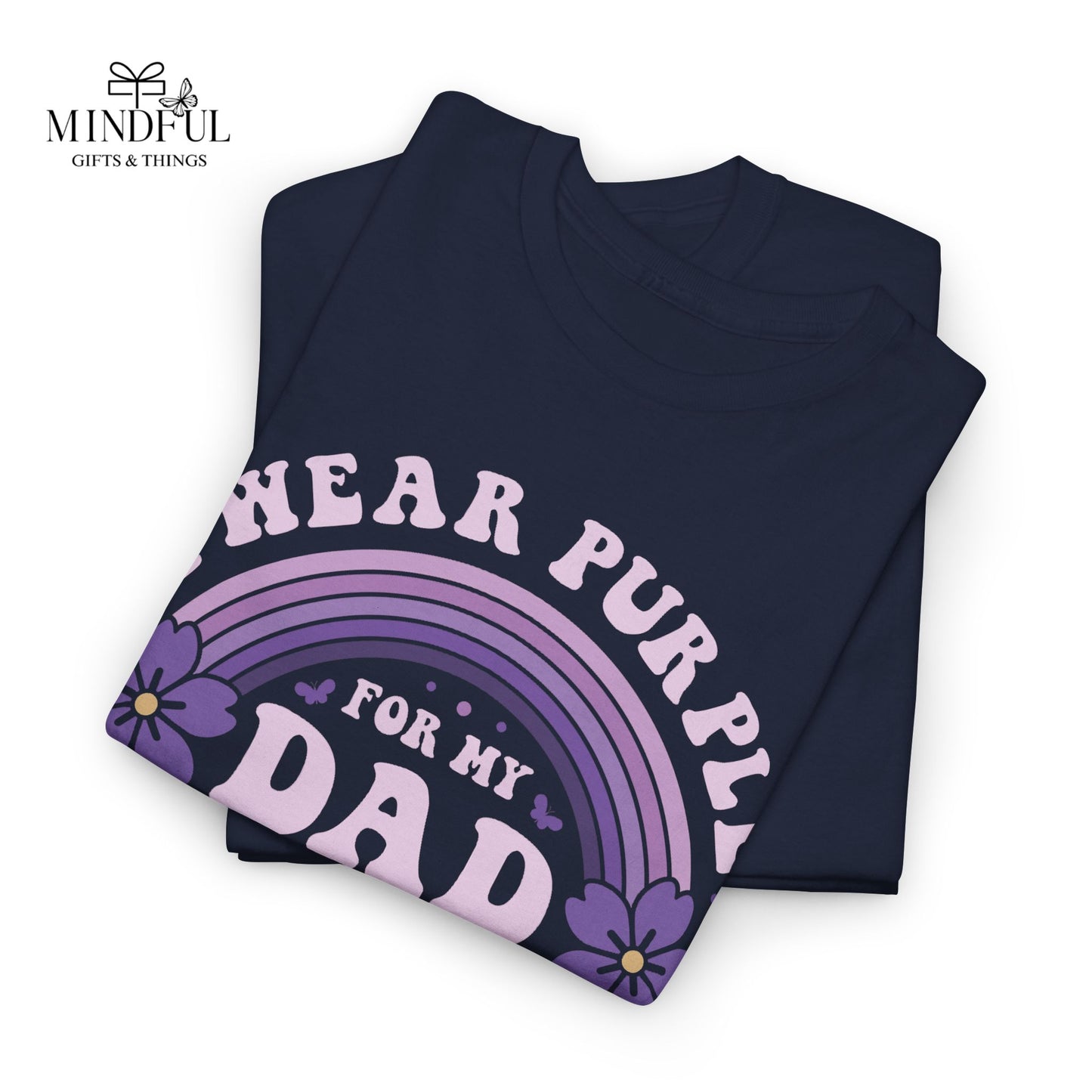 Alzheimer’s Awareness Dad T-Shirt — "I Wear Purple For My Dad" Support Tee