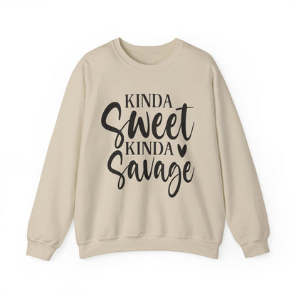 Kinda Sweet Kinda Savage Crewneck Sweatshirt