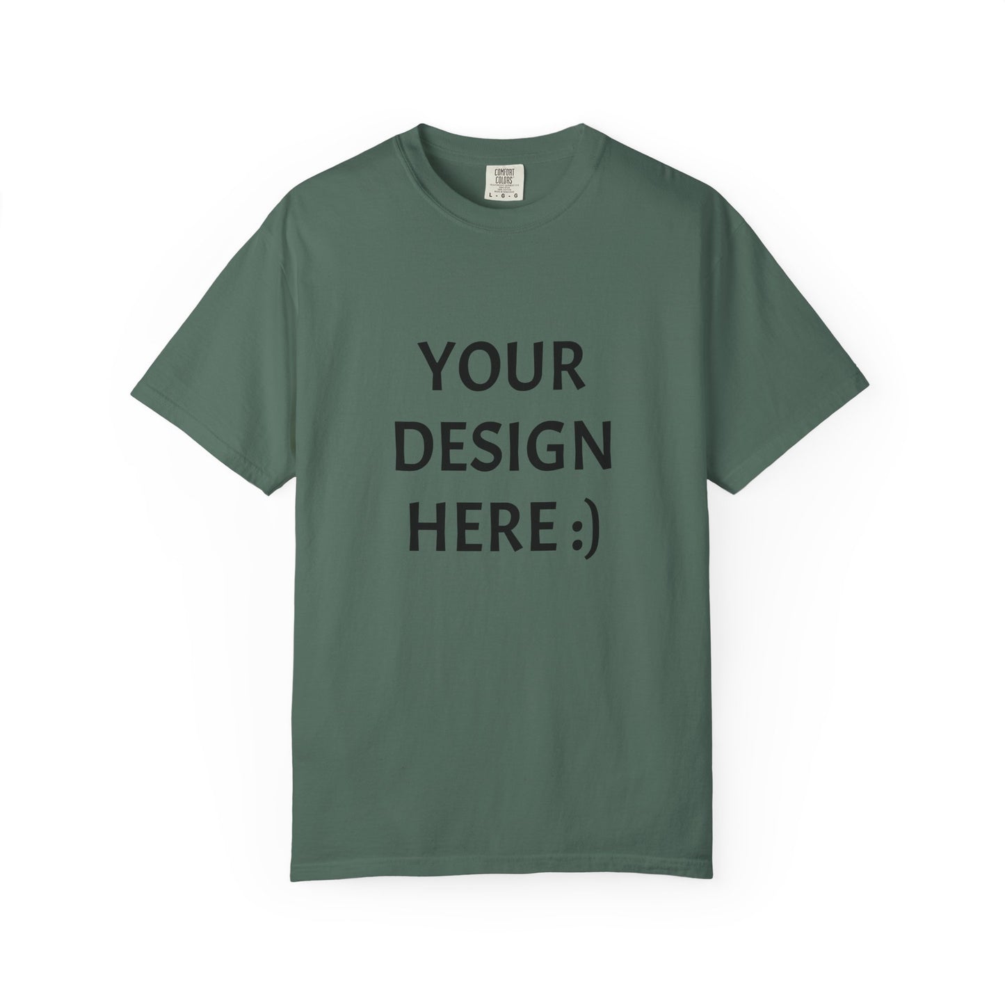 Personalized Design T-Shirt — Customizable Garment-Dyed Tee