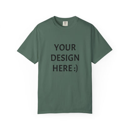 Personalized Design T-Shirt — Customizable Garment-Dyed Tee