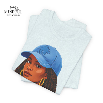 In April We Wear Blue T-Shirt — Women's April Birthday Tee