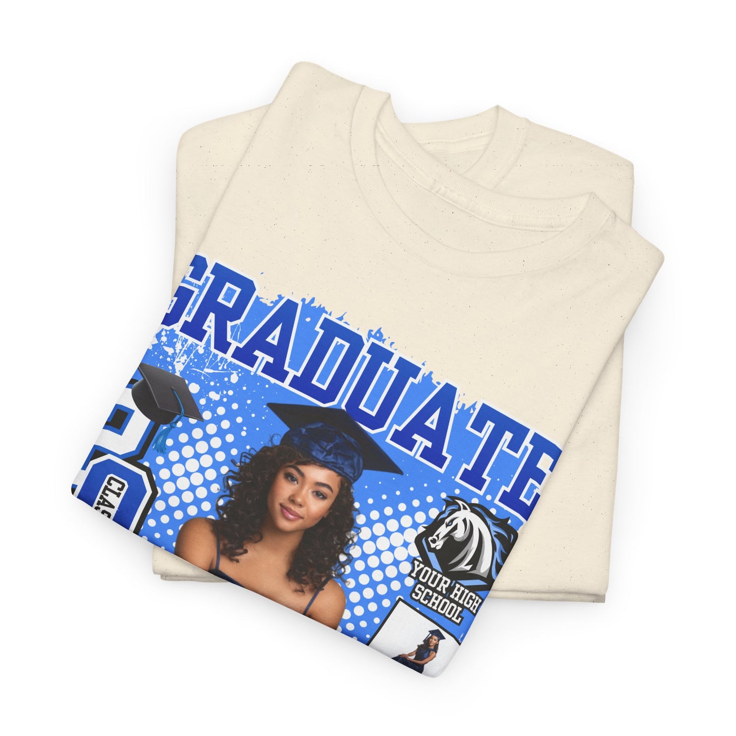 Graduate 2026 Custom Photo T-Shirt — Personalized Name & Picture Keepsake