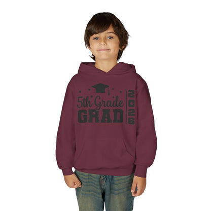 5th Grade Grad 2026 Hoodie — Kids Graduation Sweatshirt