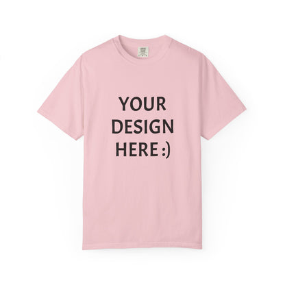 Personalized Design T-Shirt — Customizable Garment-Dyed Tee