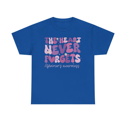 The Heart Never Forgets Tee — Brain Injury Awareness Shirt