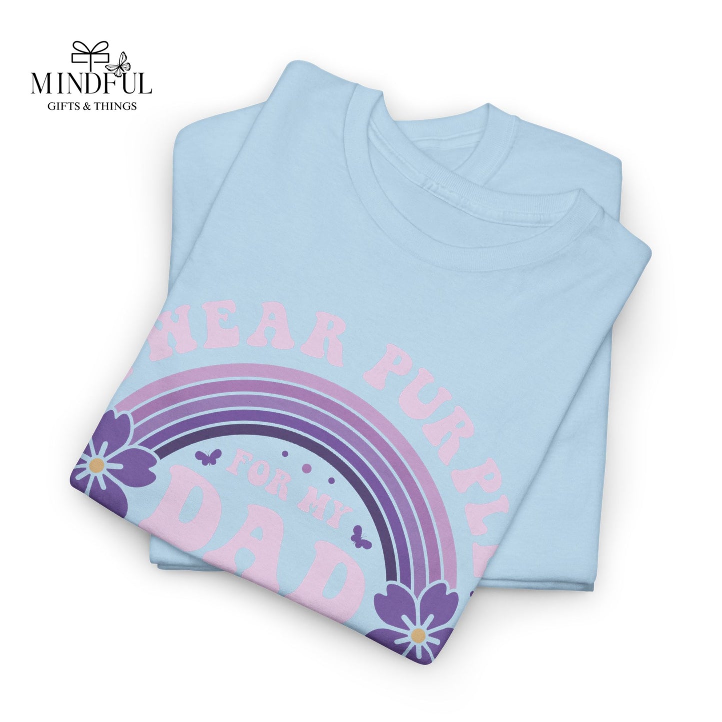 Alzheimer’s Awareness Dad T-Shirt — "I Wear Purple For My Dad" Support Tee