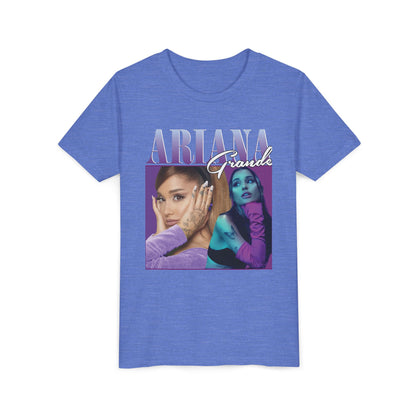 Youth Music Graphic Tee - Purple Photo Collage Design