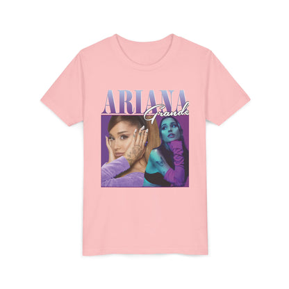 Youth Music Graphic Tee - Purple Photo Collage Design