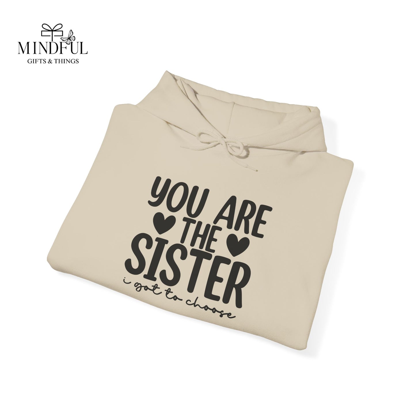 Sister Hoodie – "You Are The Sister I Got to Choose" Gift Sweatshirt