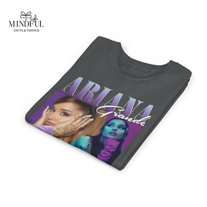 Youth Music Graphic Tee - Purple Photo Collage Design