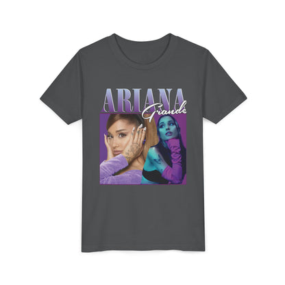 Youth Music Graphic Tee - Purple Photo Collage Design