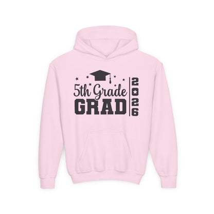 5th Grade Grad 2026 Hoodie — Kids Graduation Sweatshirt