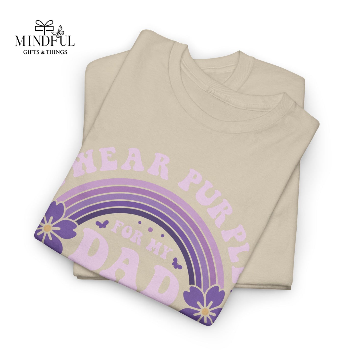 Alzheimer’s Awareness Dad T-Shirt — "I Wear Purple For My Dad" Support Tee