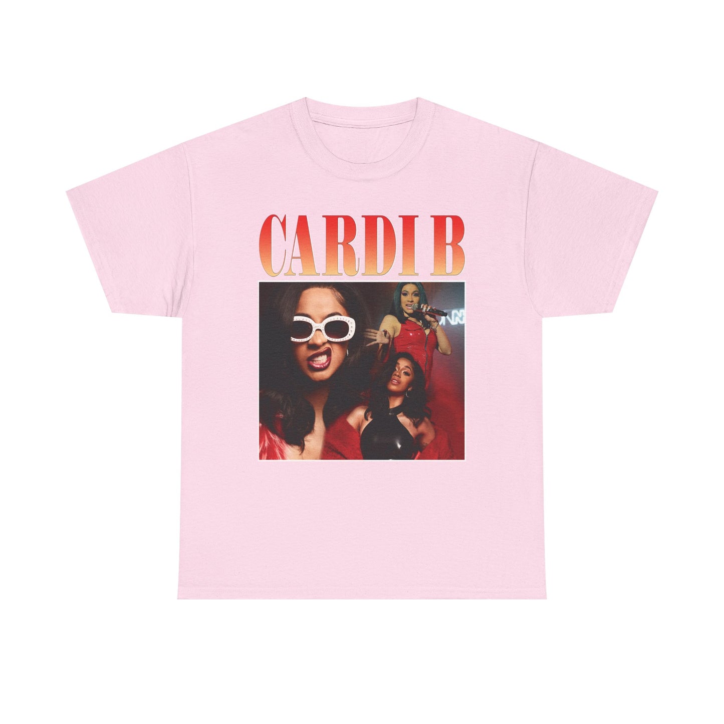 Graphic Tee — Retro Photo Collage Music Artist Design