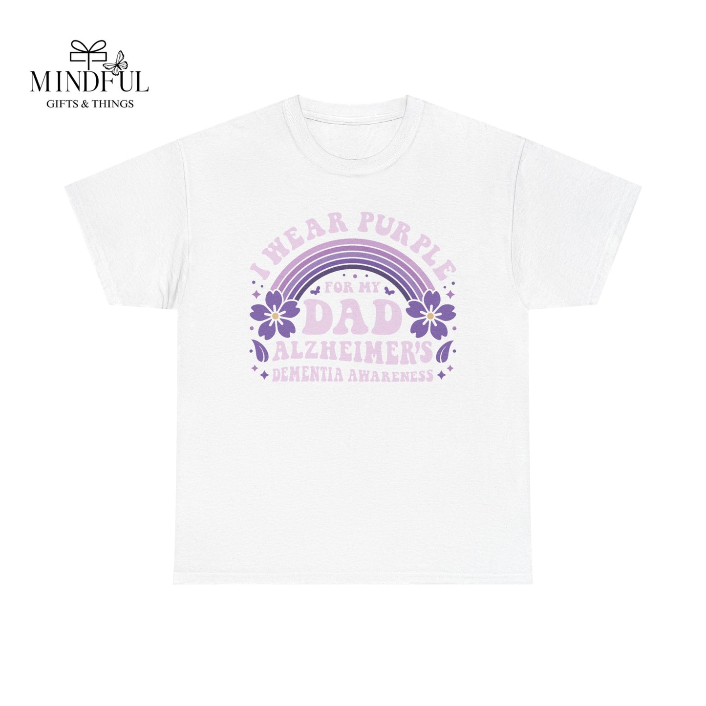Alzheimer’s Awareness Dad T-Shirt — "I Wear Purple For My Dad" Support Tee