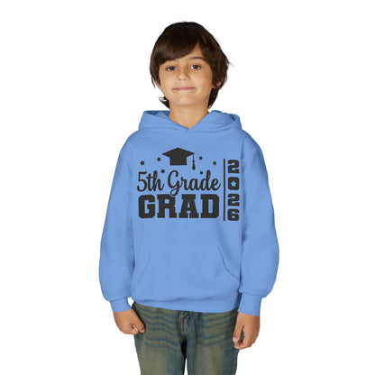 5th Grade Grad 2026 Hoodie — Kids Graduation Sweatshirt