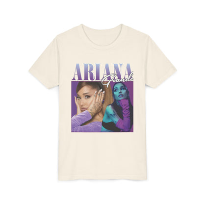 Youth Music Graphic Tee - Purple Photo Collage Design