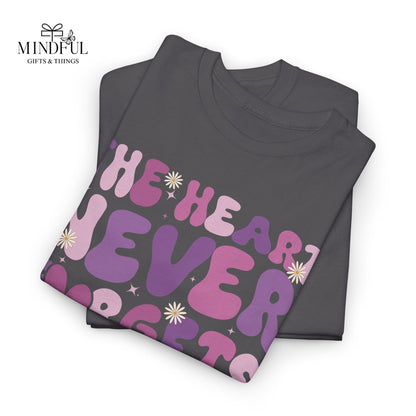 The Heart Never Forgets Tee — Brain Injury Awareness Shirt