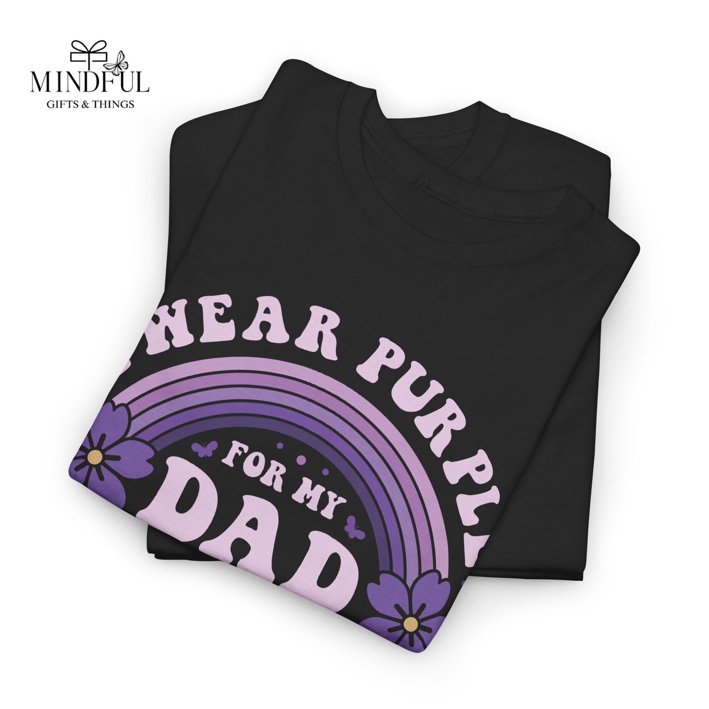Alzheimer’s Awareness Dad T-Shirt — "I Wear Purple For My Dad" Support Tee