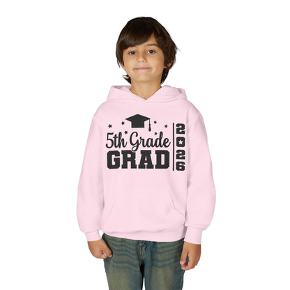 5th Grade Grad 2026 Hoodie — Kids Graduation Sweatshirt