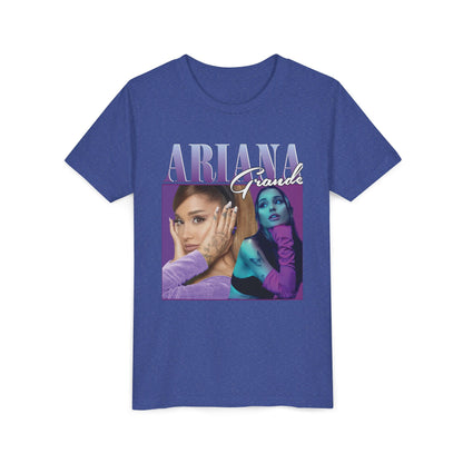 Youth Music Graphic Tee - Purple Photo Collage Design