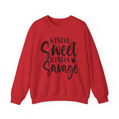 Kinda Sweet Kinda Savage Crewneck Sweatshirt