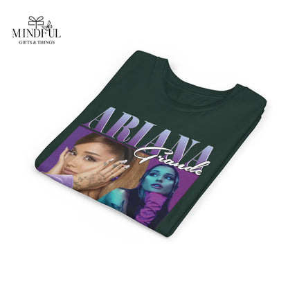 Youth Music Graphic Tee - Purple Photo Collage Design