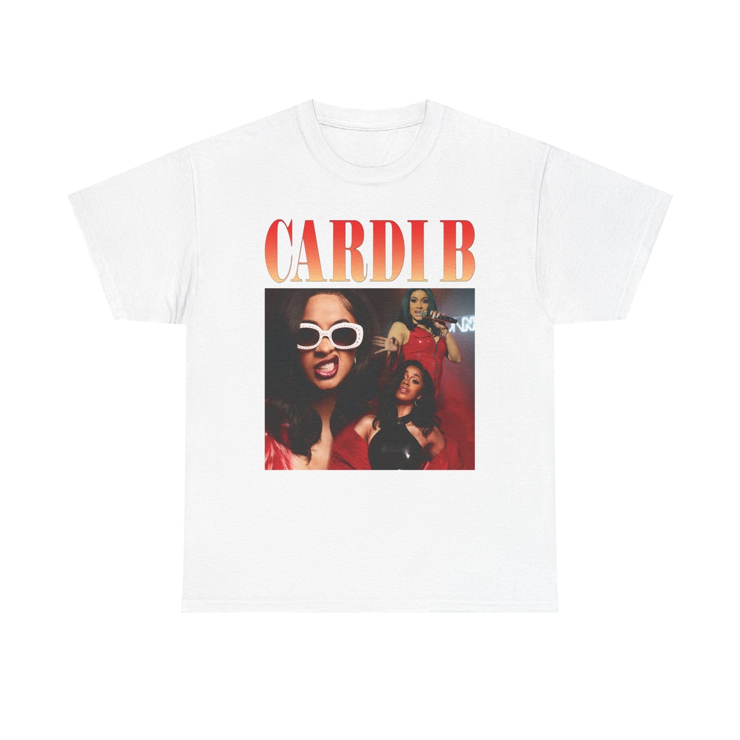 Graphic Tee — Retro Photo Collage Music Artist Design