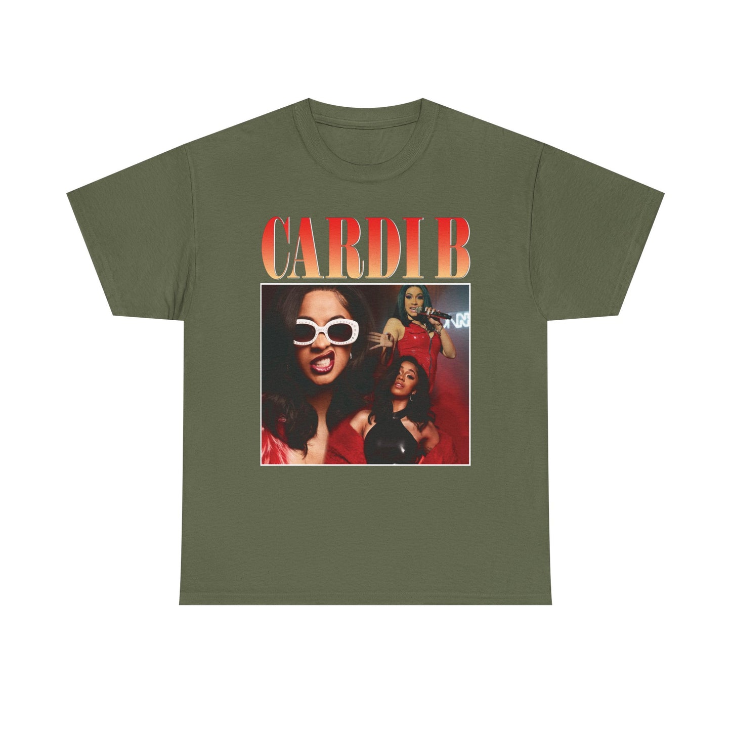Graphic Tee — Retro Photo Collage Music Artist Design
