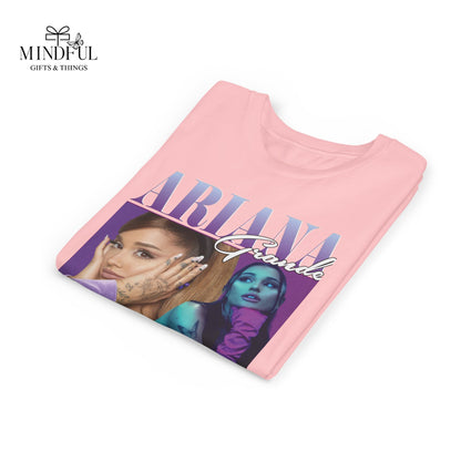 Youth Music Graphic Tee - Purple Photo Collage Design