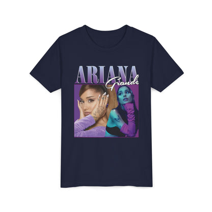 Youth Music Graphic Tee - Purple Photo Collage Design