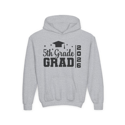 5th Grade Grad 2026 Hoodie — Kids Graduation Sweatshirt