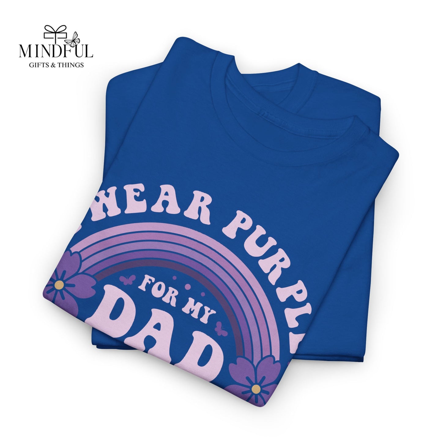 Alzheimer’s Awareness Dad T-Shirt — "I Wear Purple For My Dad" Support Tee