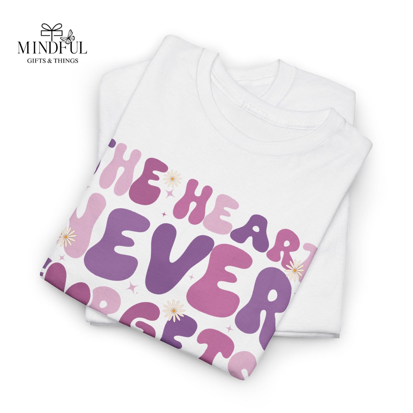 The Heart Never Forgets Tee — Brain Injury Awareness Shirt